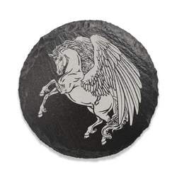 Slate Mythical Beast Coaster - Hippocampus