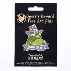 Enamel Pin - Lawful Grumpy Toad