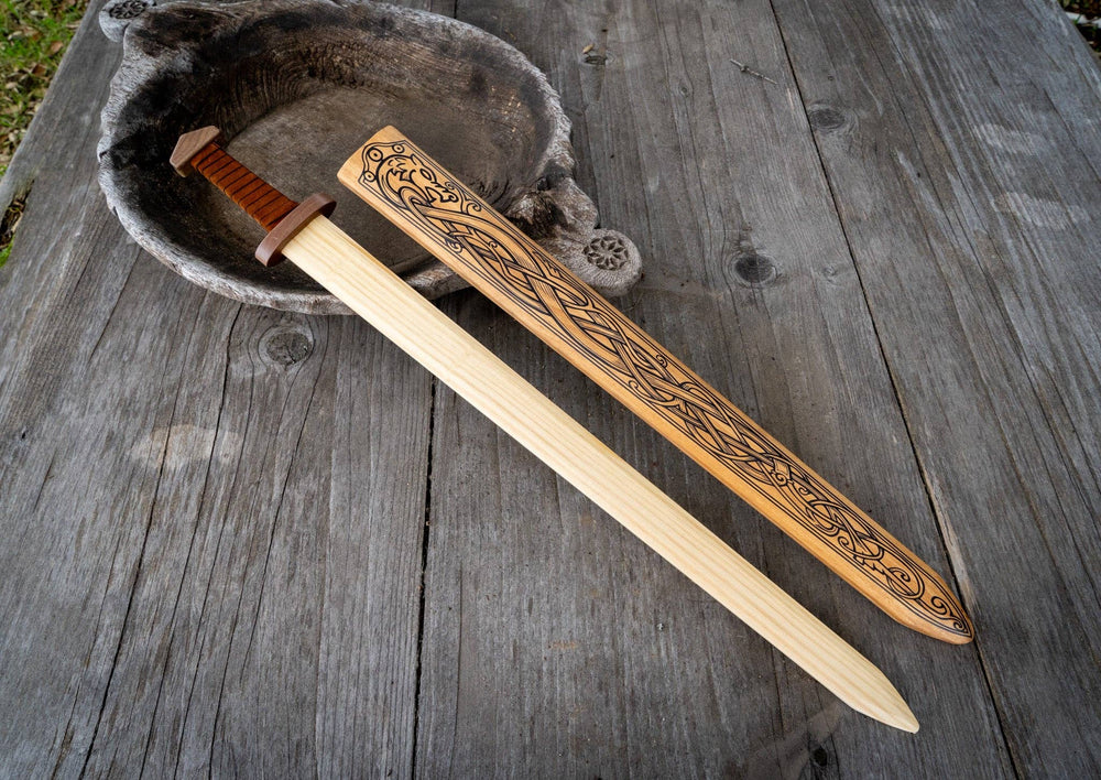 Wooden Viking Sword