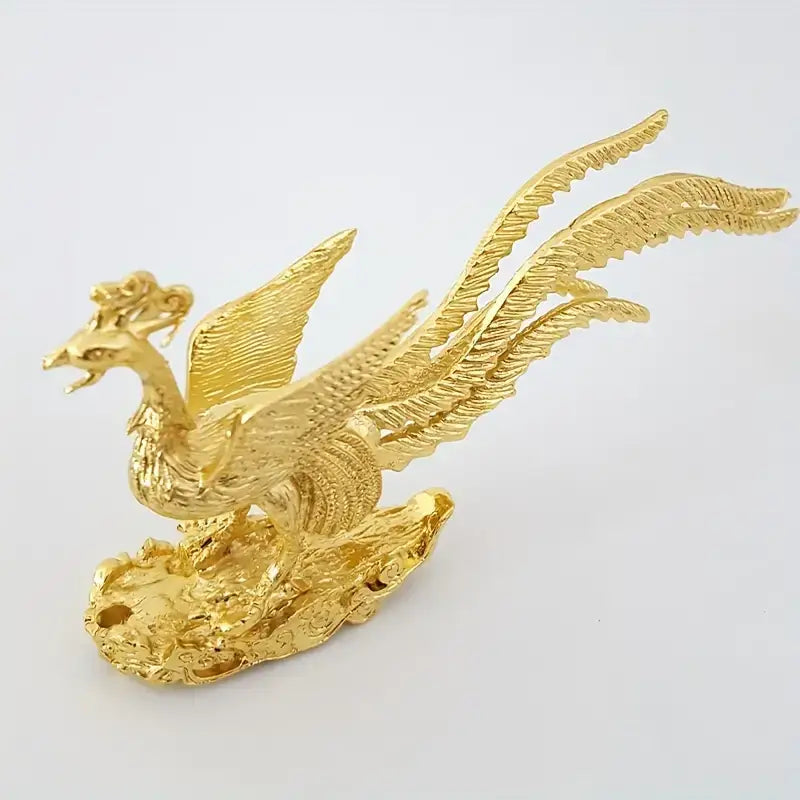 Golden Phoenix Incense Holder – Elegant Home Decor & Gifts