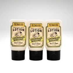 Honey Lotion - Lemongrass Bergamot (2oz. Travel)