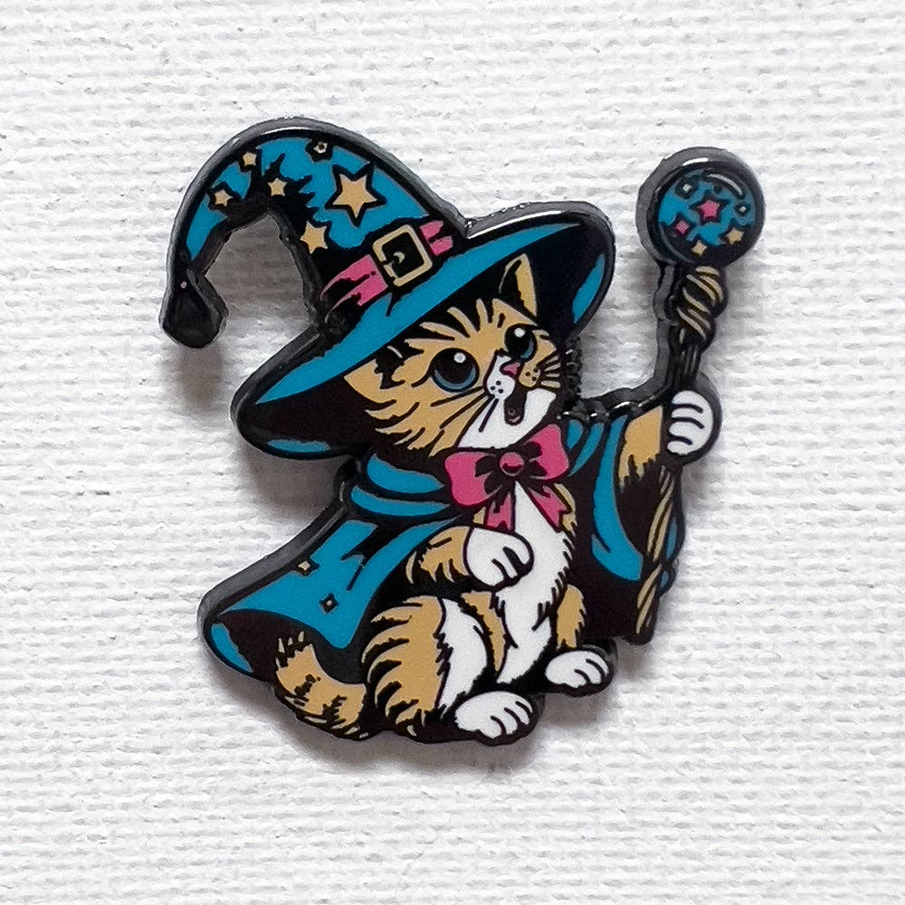 Enamel Pin - Mage Cat
