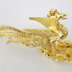 Golden Phoenix Incense Holder – Elegant Home Decor & Gifts