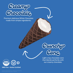 Muddy Bites - Cookies 'n Cream Waffle Cone Snacks