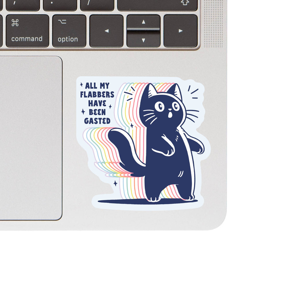 Vinyl Sticker - My Flabbers Have Been Gasted