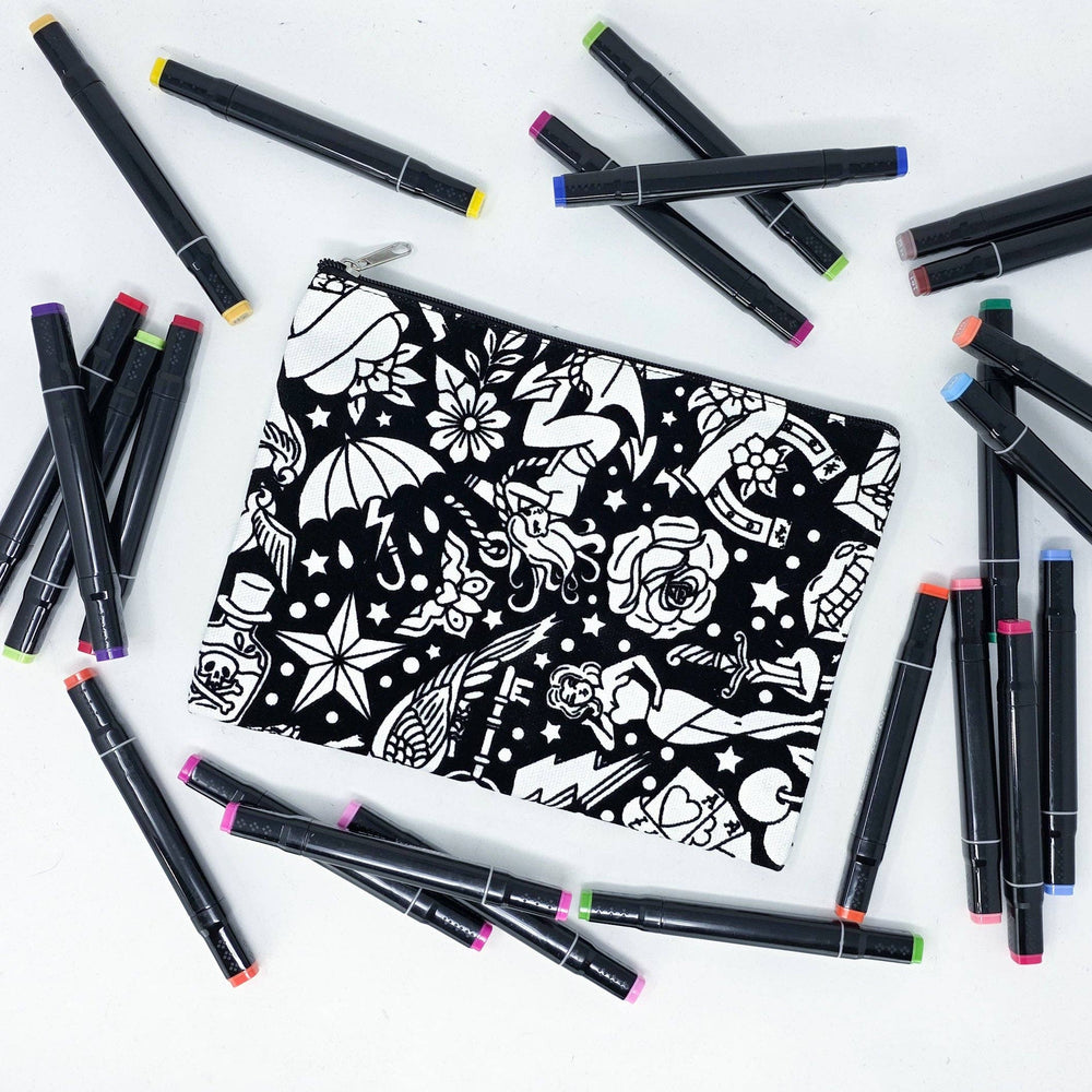 Color Your Own - Pencil Case (Mushroom 2)