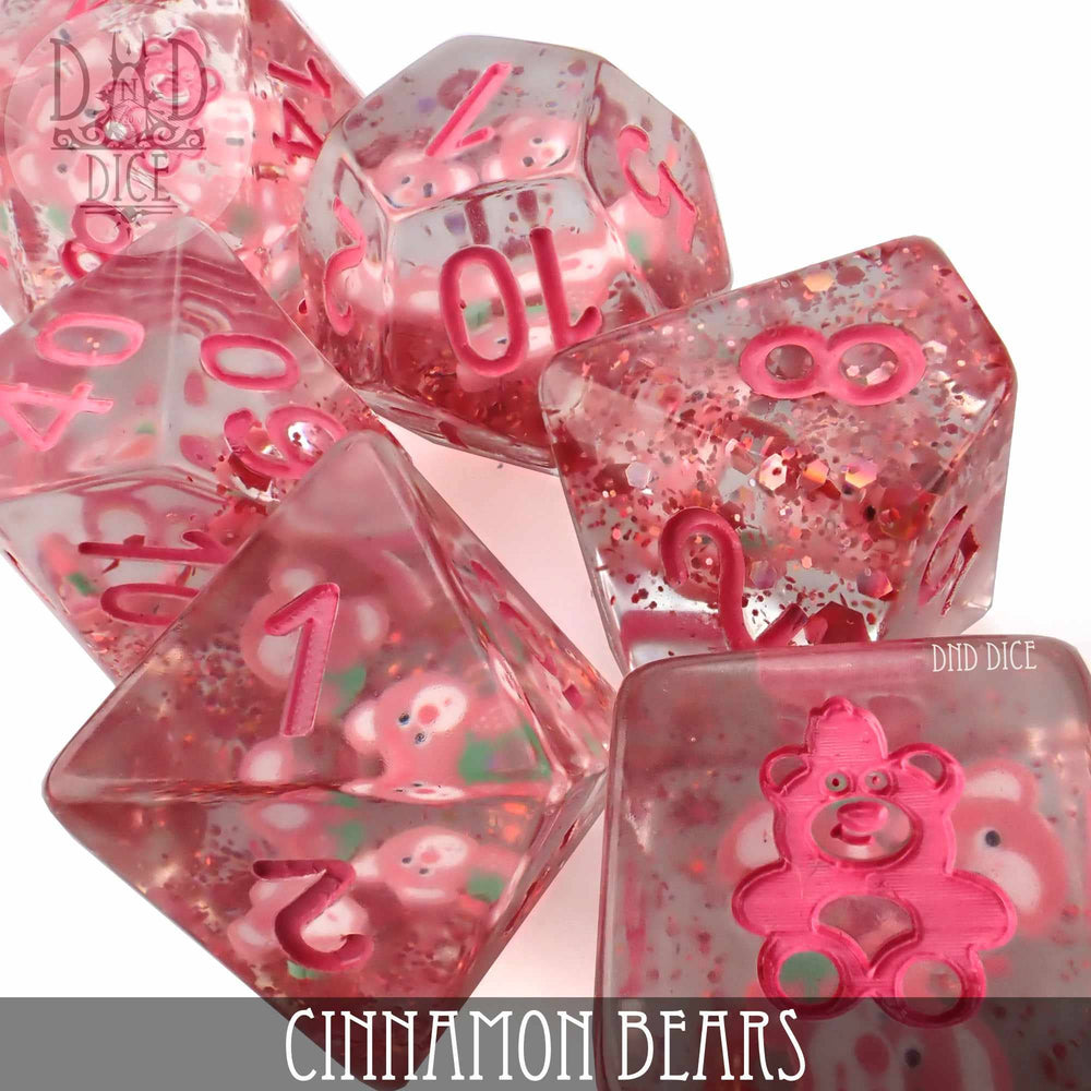 RPG Dice Set - Cinnamon Bears
