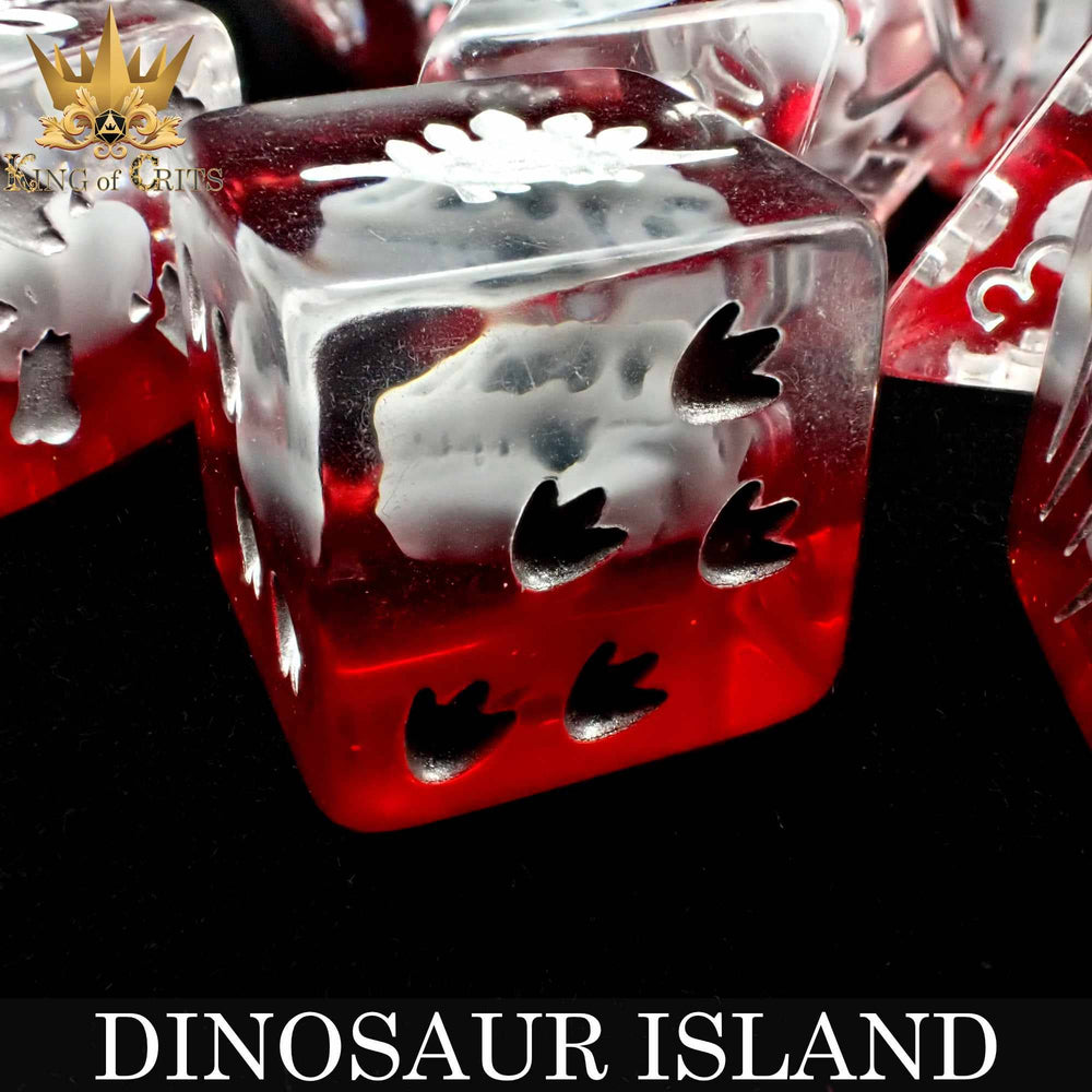King of Crits Dice Set - Dinosaur Island (11-Piece)