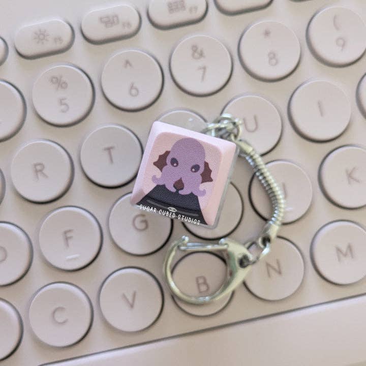 Fidget Keycap Keychain - Illithid