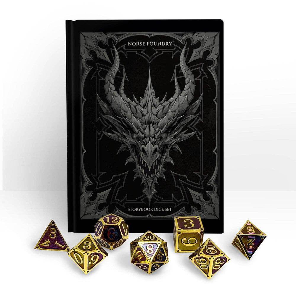 RPG Dice Set - Crownless King (Storybook)