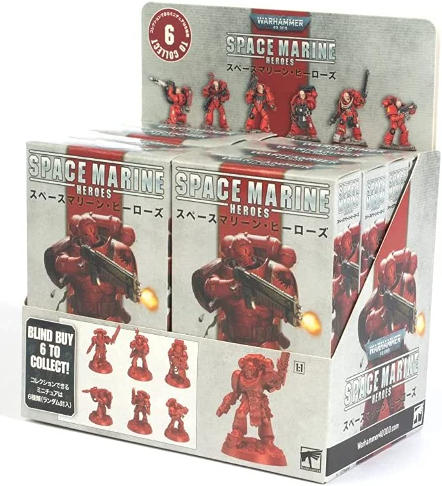 Space Marines Heroes Series 1 – Blood Angels Blind Box Miniatures