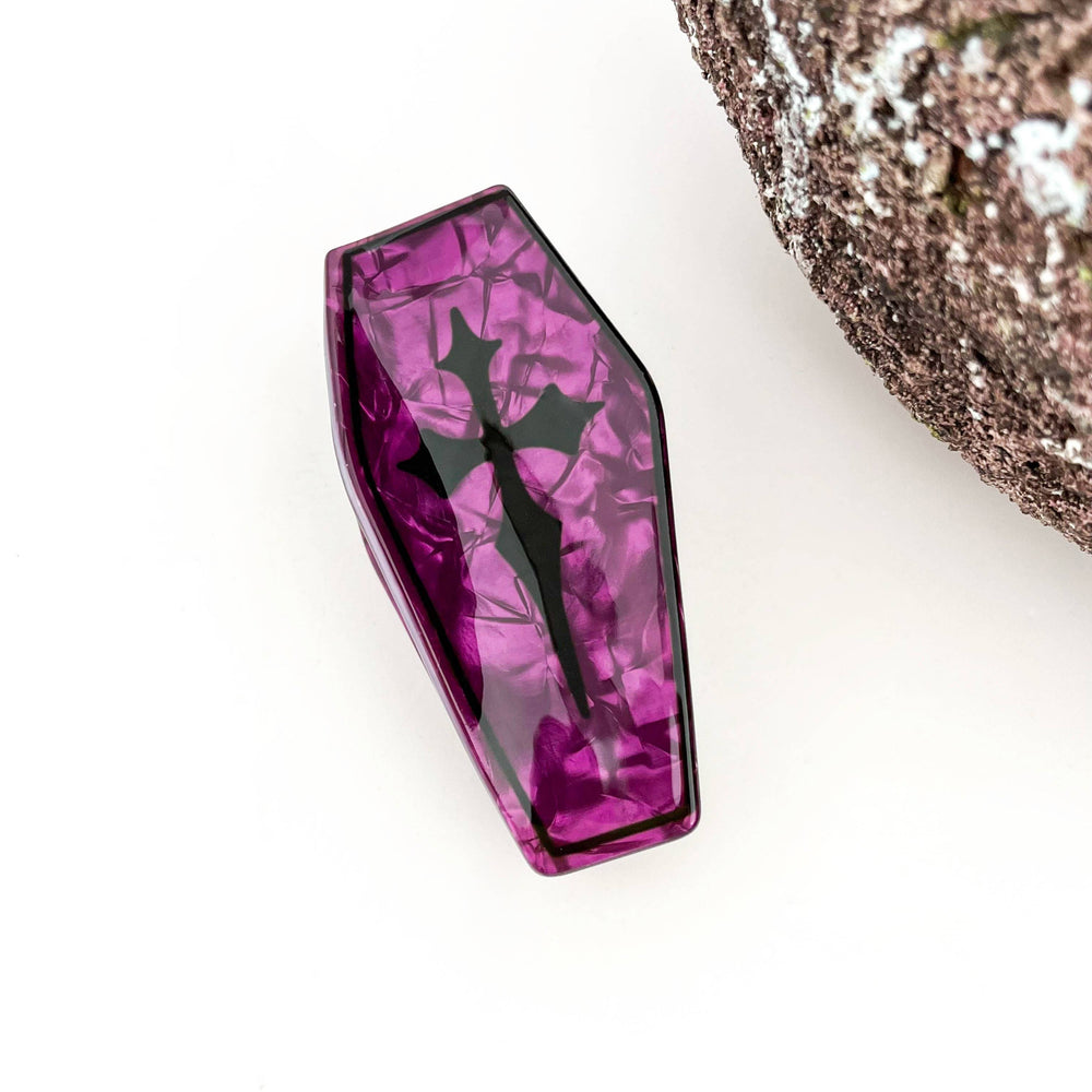 Hair Clip - Vampire Coffin