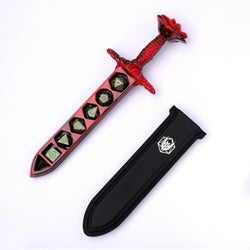 Rose Dagger Resin Dice Case - Red