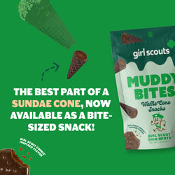 Muddy Bites - Thin Mint Waffle Cone Snacks