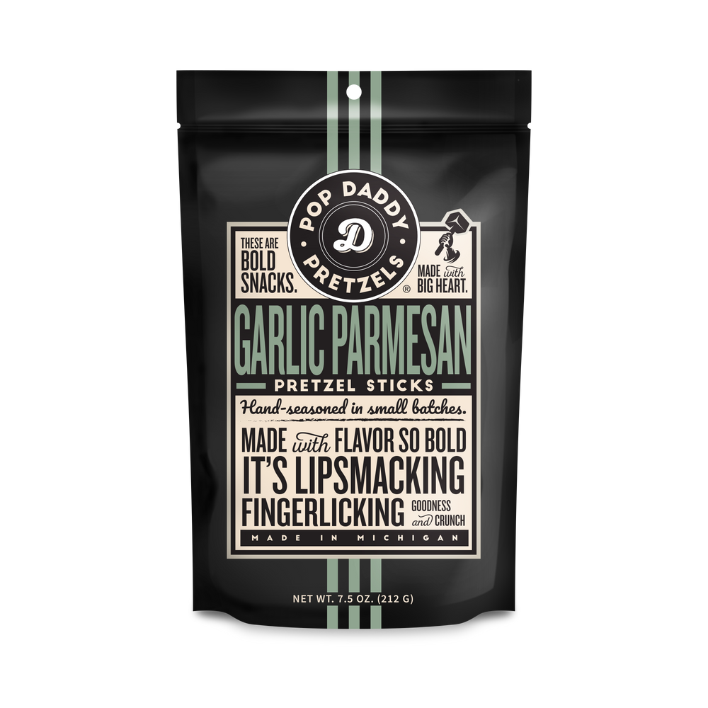 Seasoned Pretzels - Garlic Parmesan