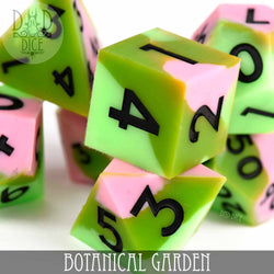 Silicone Dice Set - Botanical Garden