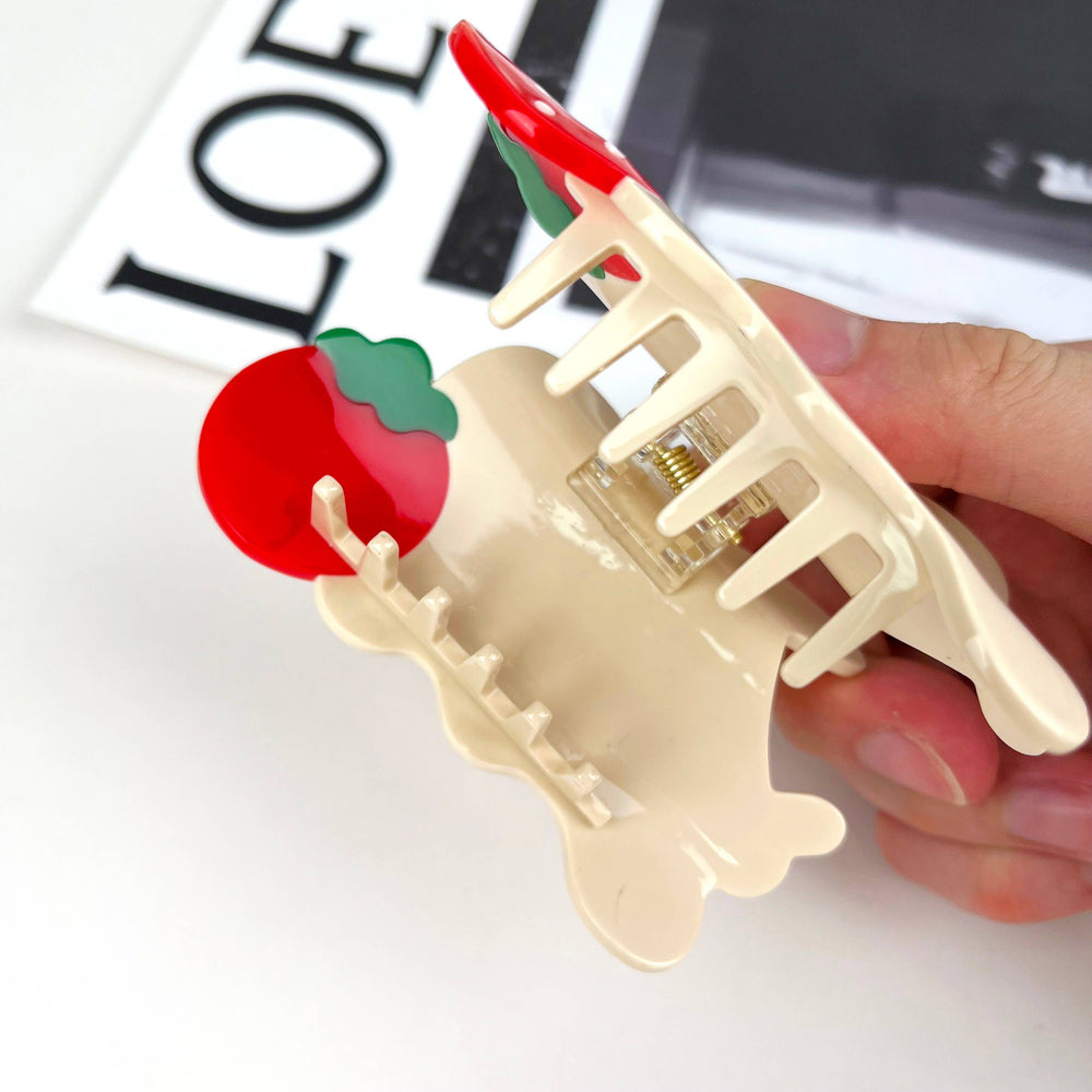 Hair Clip - Strawberry Rabbit