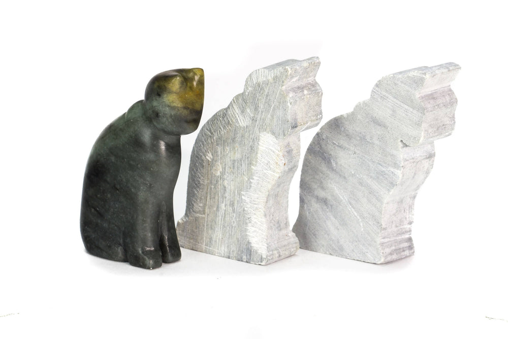 Soapstone Carving Kit - Cat