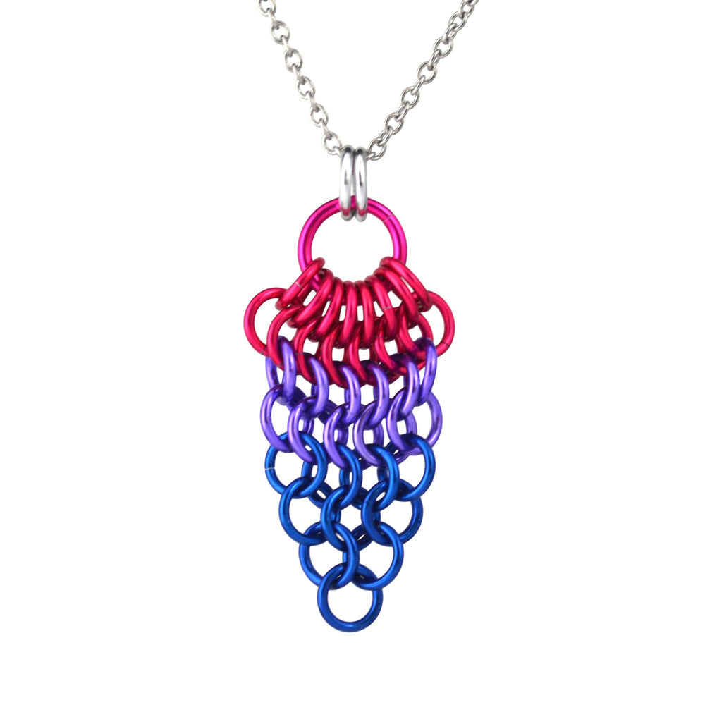 Pridemaille Cluster Pendant - Bisexual