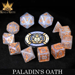King of Crits Dice Set - Paladin's Oath (11-Piece)