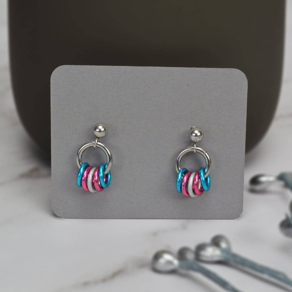 Pridemaille Tiny Hoop Earring - Transgender