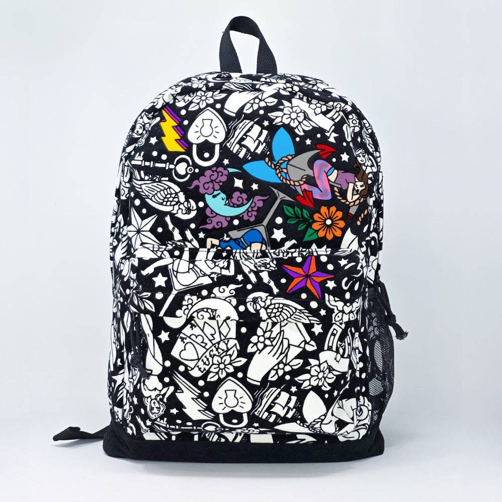 Color Your Own - Backpack (Retro Tech)