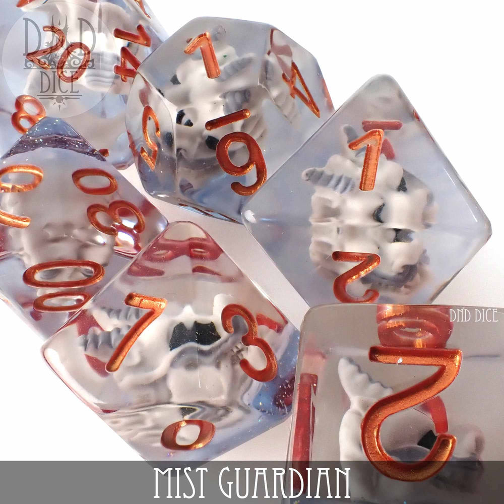 RPG Dice Set - Mist Guardian