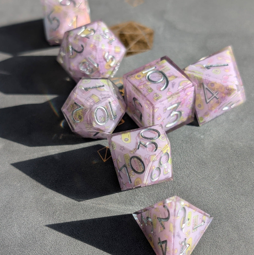 Ebonwood Dice Set - Memory Pop