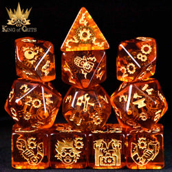 King of Crits Dice Set - Ancient Artificer (11-Piece)