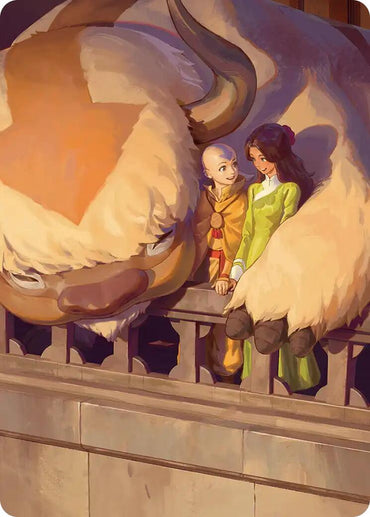 Aang and Katara Art Card [Avatar: The Last Airbender Art Series]