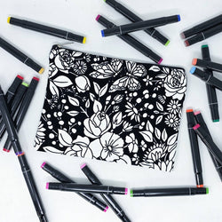 Color Your Own - Pencil Case (Mushroom 2)