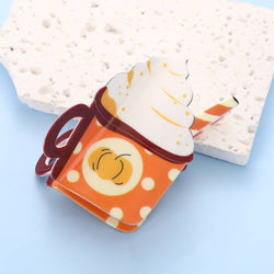 Hair Clip - Cartoon Popcorn