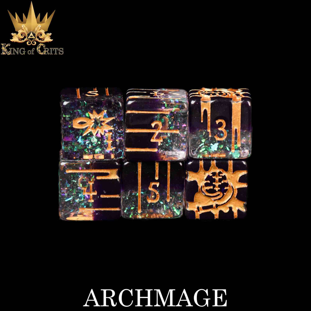 King of Crits Dice Set - Archmage (11-Piece)