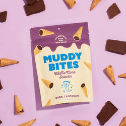 Muddy Bites - Dark Chocolate Waffle Cone Snacks
