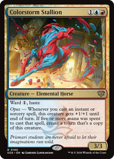 Colorstorm Stallion [Secrets of Strixhaven Promos]
