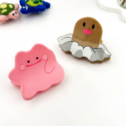 Hair Clip - Pink Monster