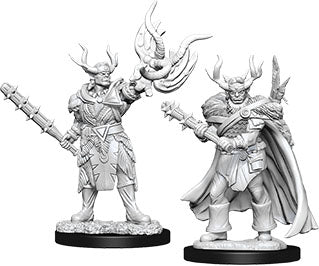 Pathfinder: Unpainted Miniatures - Male Half-Orc Druid (W10)