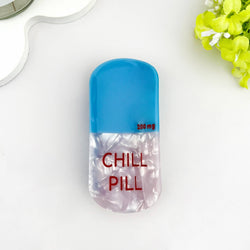Hair Clip - Chill Pill Pink