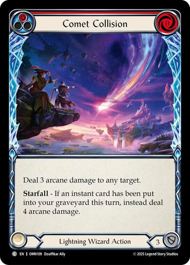 Comet Collision (Red) [OMN109] (Omens of the Third Age)  Rainbow Foil