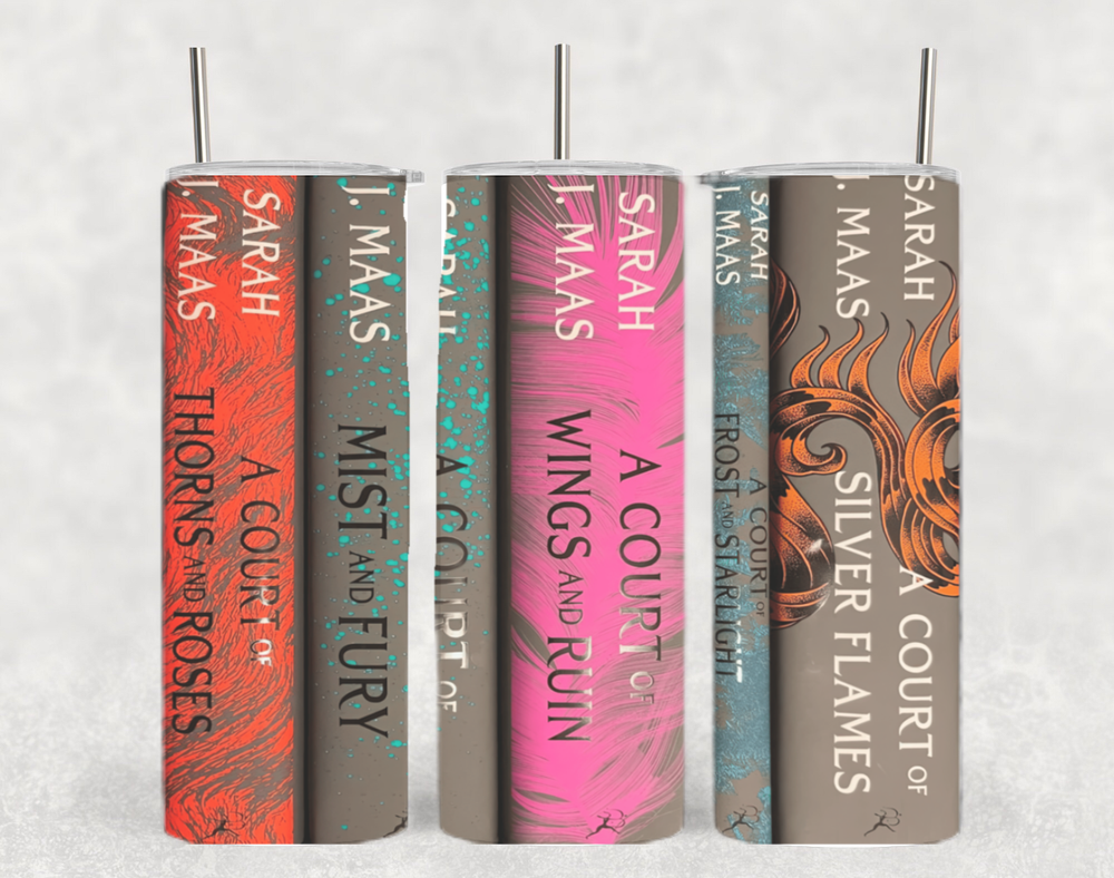 Insulated Tumbler - ACOTAR Book Spines