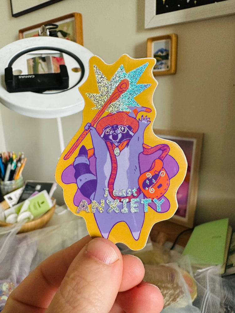 Sticker - Raccoon Wizard