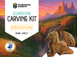 Soapstone Carving Kit - Dragon
