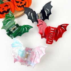 Hair Clip - Red Bat