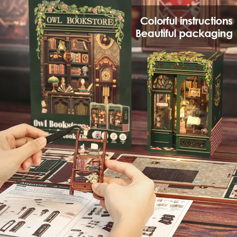 Book Nook Kit - Owl Bookstore