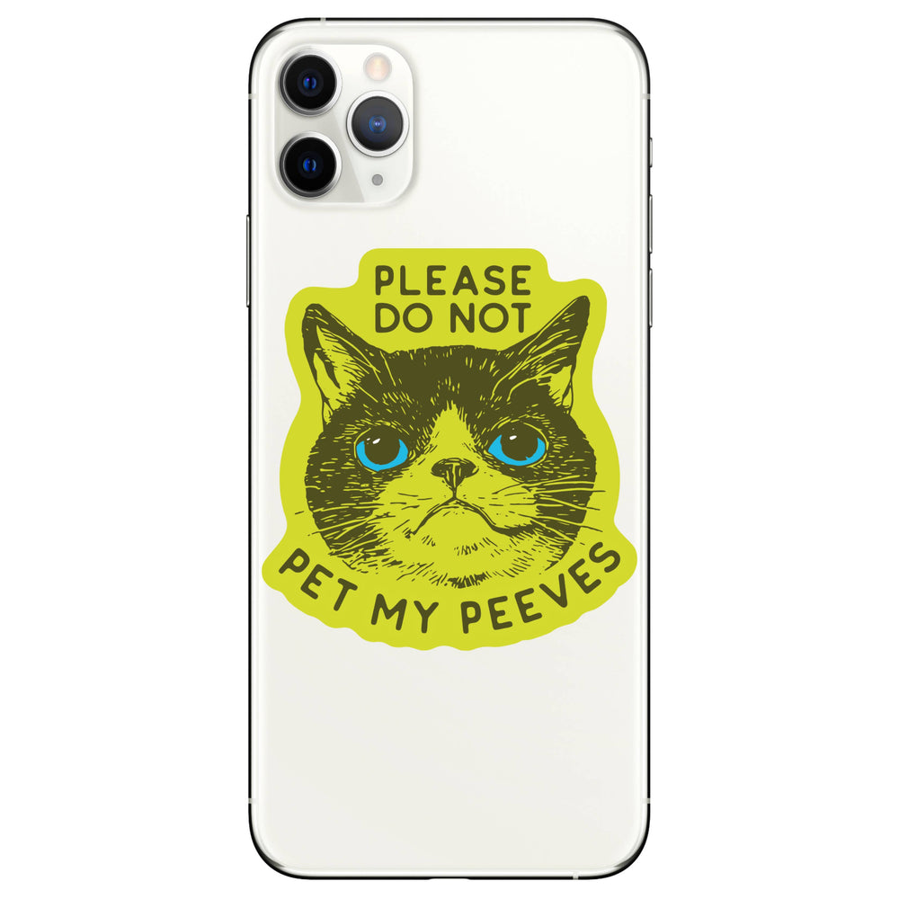 Vinyl Sticker - Don't Pet My Peeves
