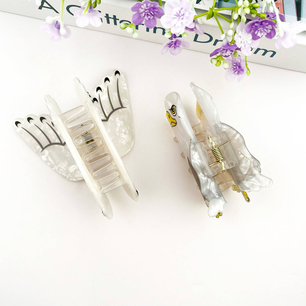 Hair Clip - Snow Owl