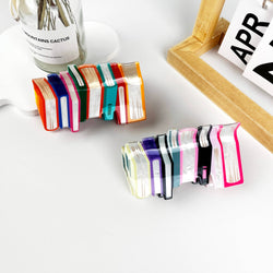 Hair Clip - Books Stacked