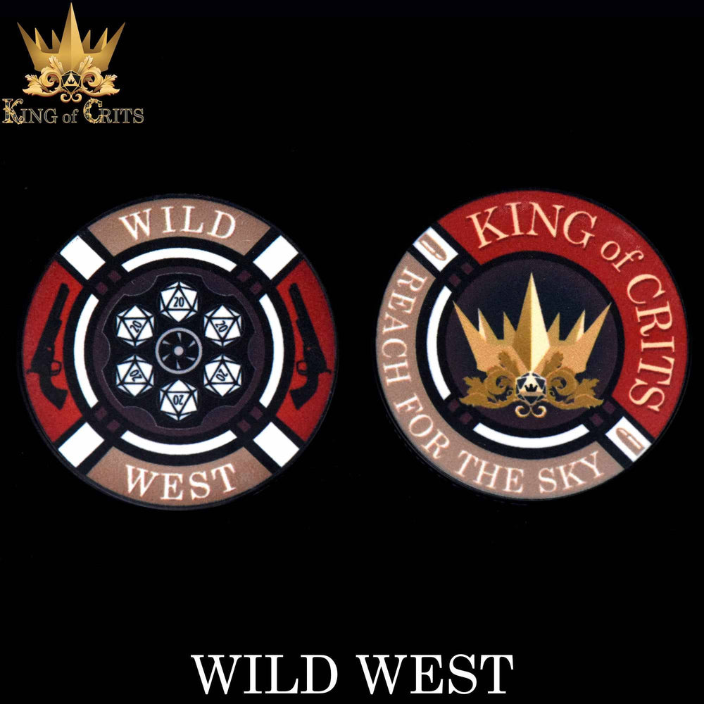 King of Crits Dice Set - Wild West (11-Piece)