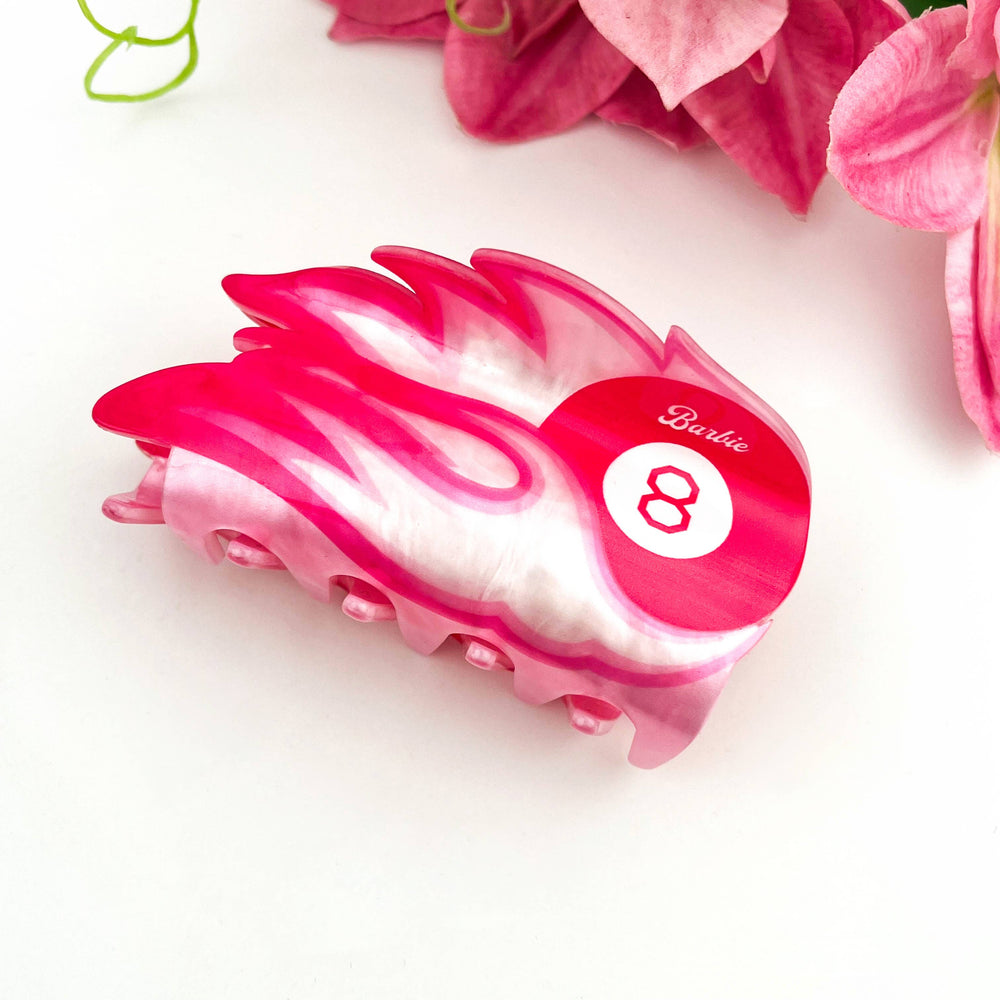 Hair Clip - Pink Leopard Bow