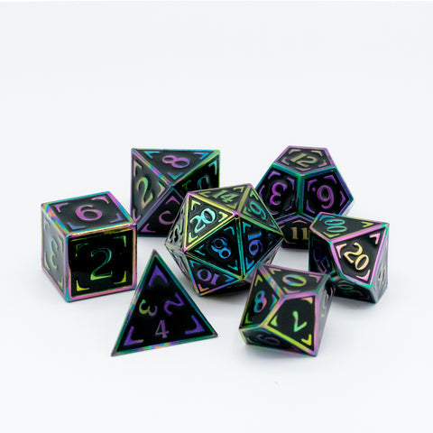 RPG Dice Set - Reticle Zenith Dark Matter (7-Piece)